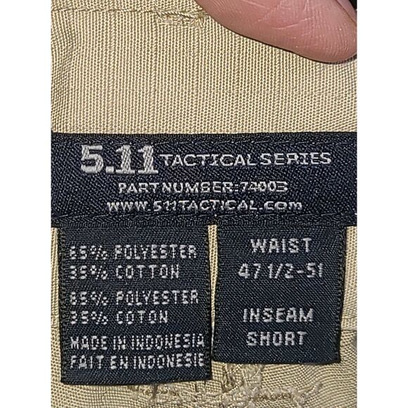 511 Men's Tactical Cargo Utility Pants Tan Size 47-51 Short Inseam - Picture 5 of 6